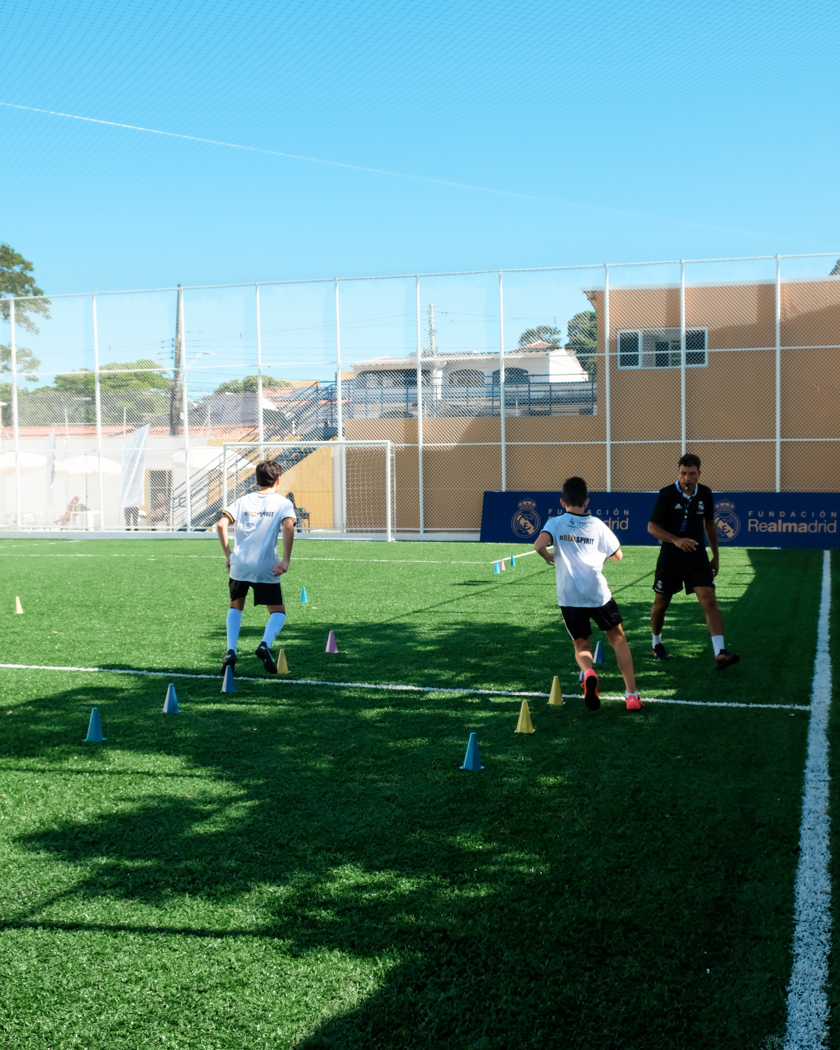 Treino com cones
